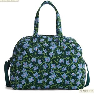 Vera Bradley Large Weekender Travel Bag-Charlotte Stems